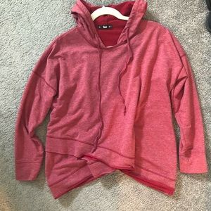 Red hoodie/ top